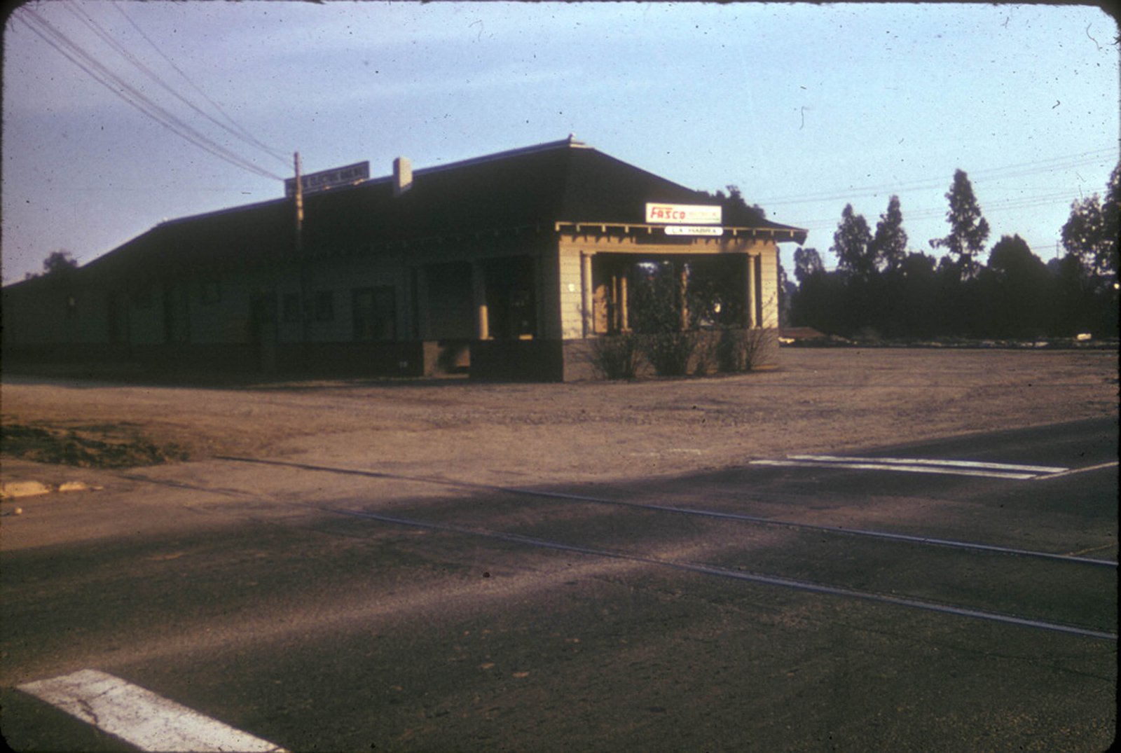 The Pacific Electric Depot, La Habra, California, 1964.